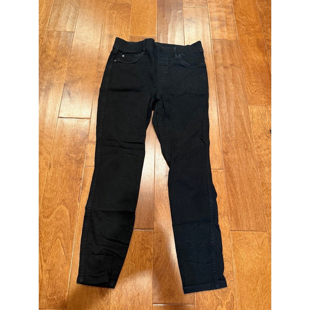 Spanx black skinny jeans size large